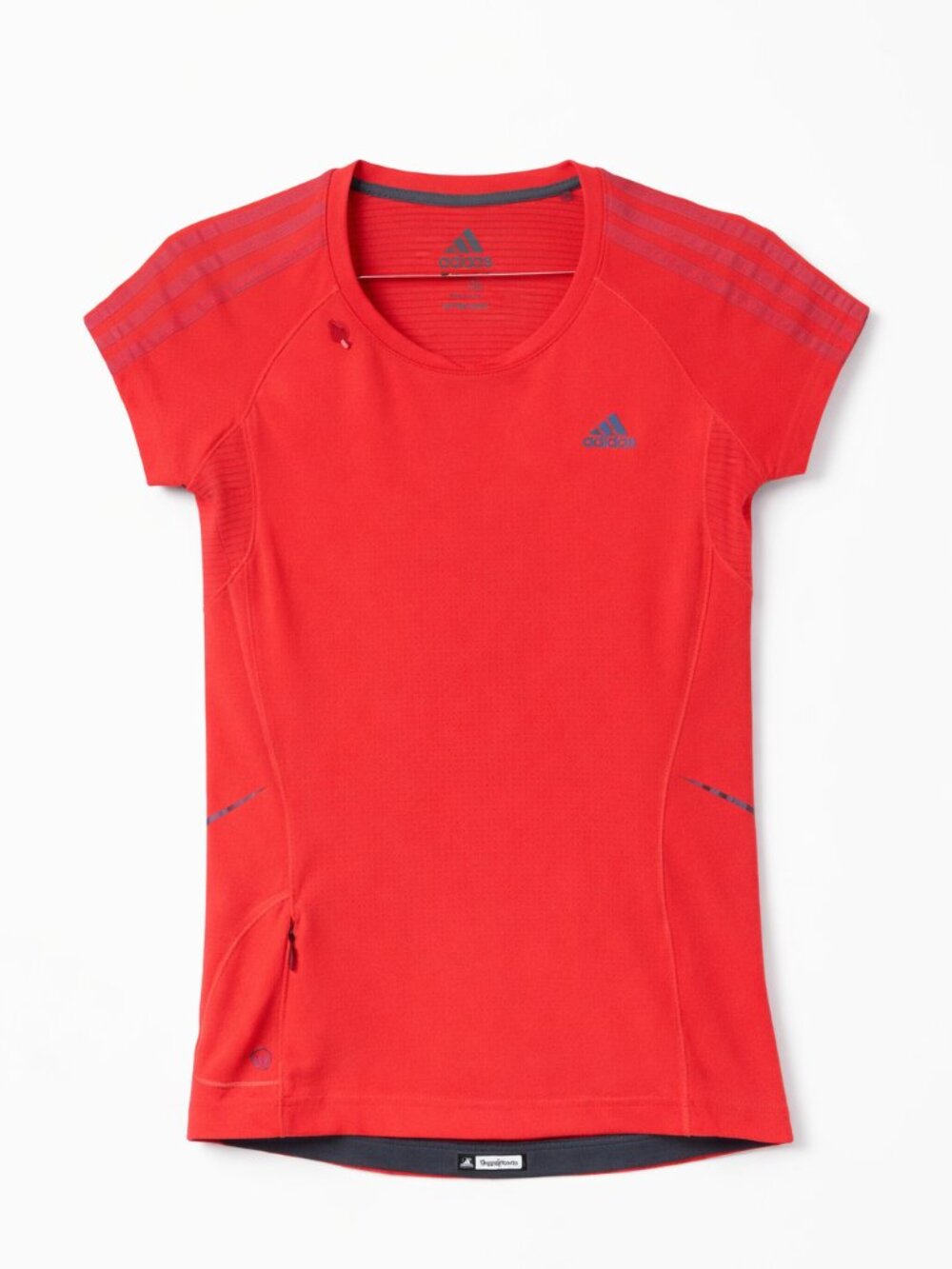 Adidas Supernova Womens Red Short Sleeve Running Training Shirt Small ClimaCool